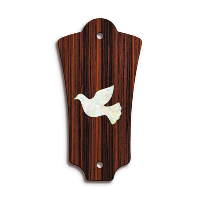 GuildbyThalia Truss Rod Cover Custom Truss Rod Cover | Shape T2 - Fits Most Guild Guitars Pearl Dove / Indian Rosewood