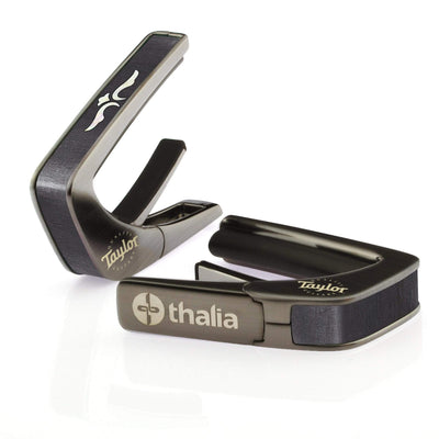 TaylorbyThalia Capo Taylor 600 Series Wings | Capo Brushed Black / TREBLE (ATTACH CAPO FROM BOTTOM OF NECK)