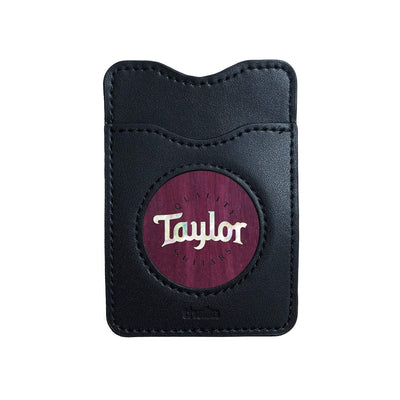 TaylorbyThalia Phone Wallet Taylor Pearl Logo | Leather Phone Wallet Purpleheart