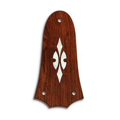 TaylorbyThalia Truss Rod Cover Classic Taylor Inlay Truss Rod Cover | Shape T3 - Fits 3 Hole Taylor Guitars 700 Series Reflections / Indian Rosewood