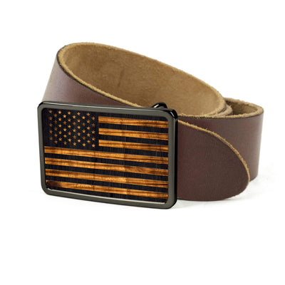 Thalia Belts Premium Leather Belt Dark Brown / 26