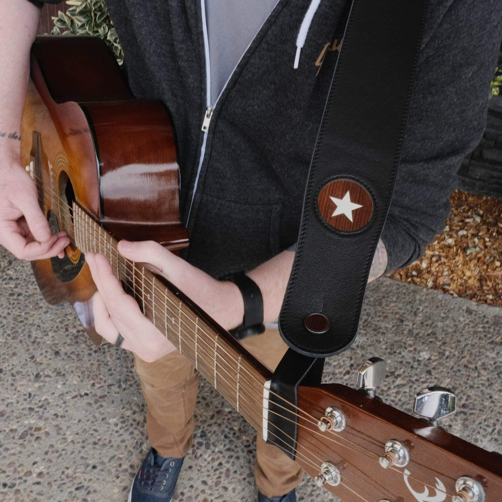 Thalia Leather Strap Tie Indian Rosewood | Leather Strap Tie