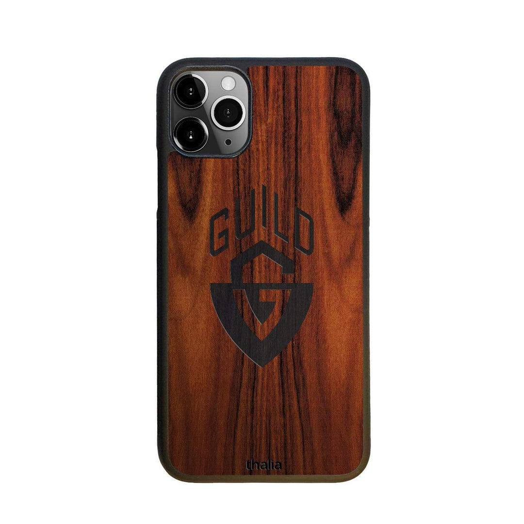 Thalia Phone Case Santos Rosewood & Guild G-Shield Inked Logo | Phone Case iPhone 11 Pro Max