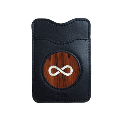 Thalia Phone Wallet Pearl Infinity | Leather Phone Wallet Santos Rosewood
