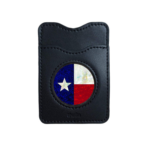Thalia Phone Wallet Pearl Texas Lonestar Flag | Leather Phone Wallet
