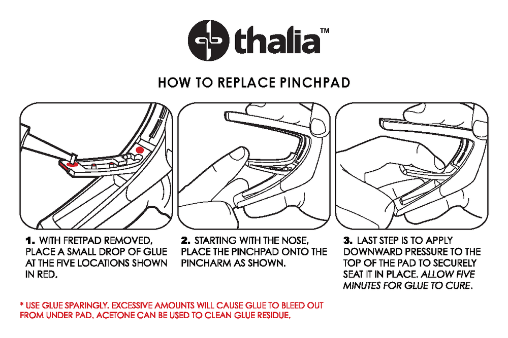 Thalia Replacement Parts Pinchpad Replacement Kit
