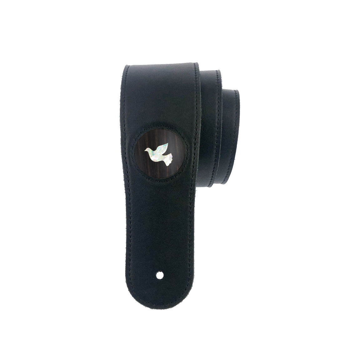 Thalia Strap Black Ebony & Pearl Dove Inlay | Italian Leather Strap Black / Standard