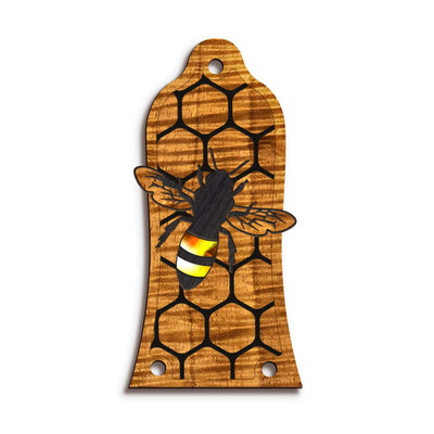 Thalia Truss Rod Cover Save the Bees | Custom Truss Rod Cover Save the Bees / T10 (Epiphone)